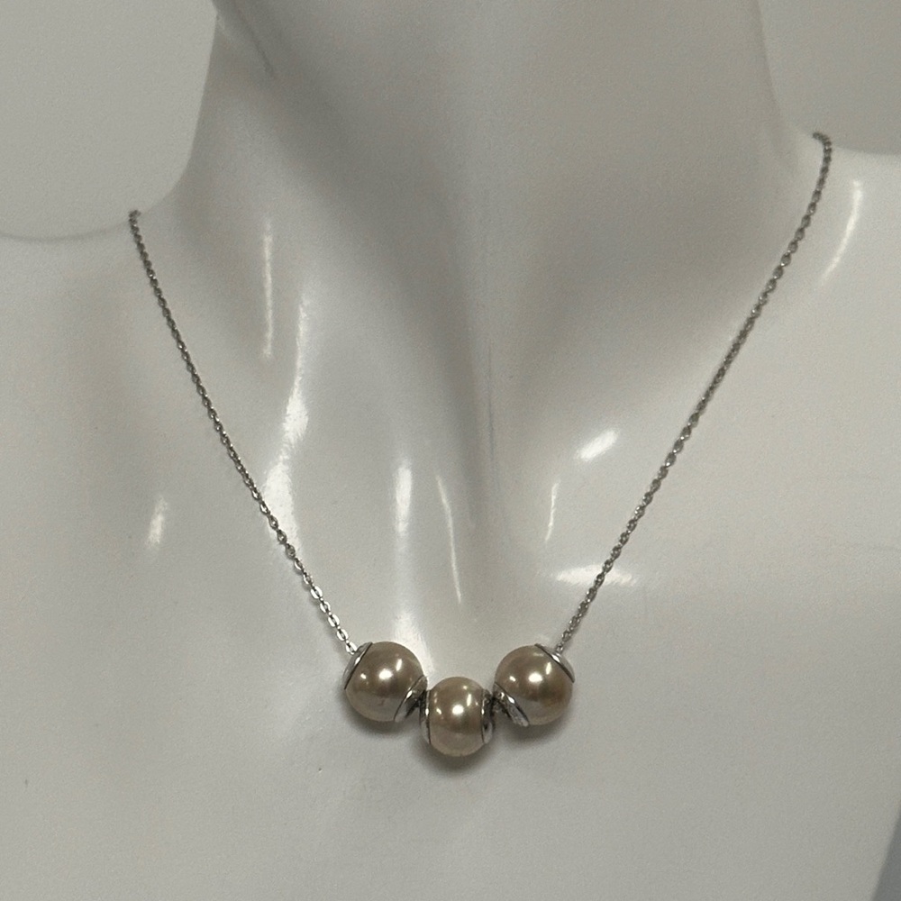 MAJORICA 1890 Pearls 925 sterling Silver  Necklace